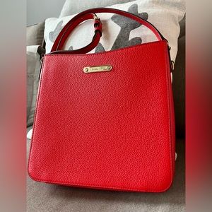 Michael Kors crossbody bag, red leather